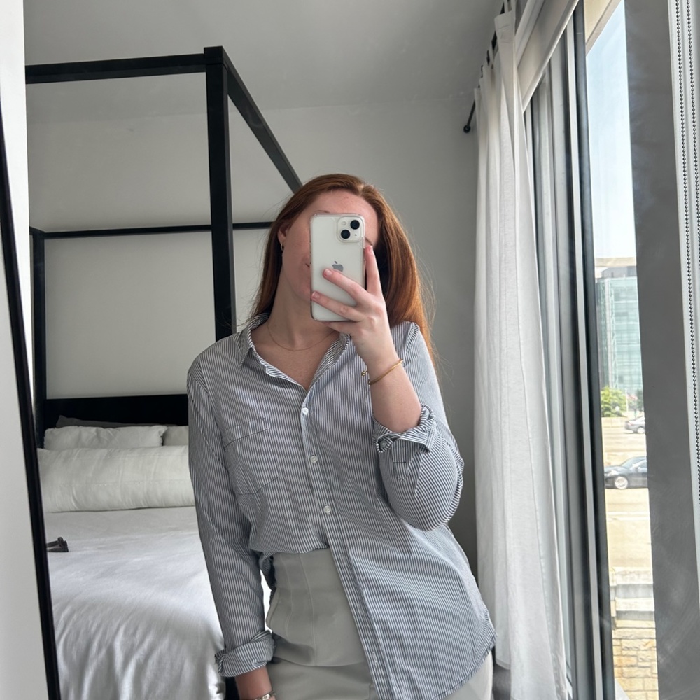 Striped button down - Picture 2 of 3